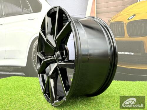 Ratlankis R19x8  5X112  ET  28  66.6  B5801  (FBX256)  Black (BL)  For VW  (Z5)  (HYBRID FORGED)