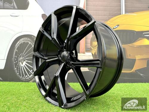 Ratlankis R19x8  5X112  ET  45  57.1  B5801  (FBX256)  Black (BL)  For VW  (A+M)  (HYBRID FORGED)