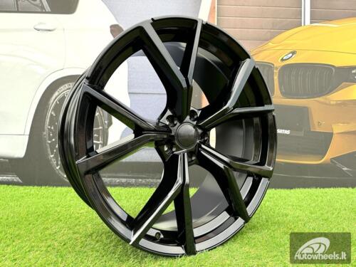 Ratlankis R19x8  5X112  ET  45  57.1  B5801  (FBX256)  Black (BL)  For VW  (A+M)  (HYBRID FORGED)