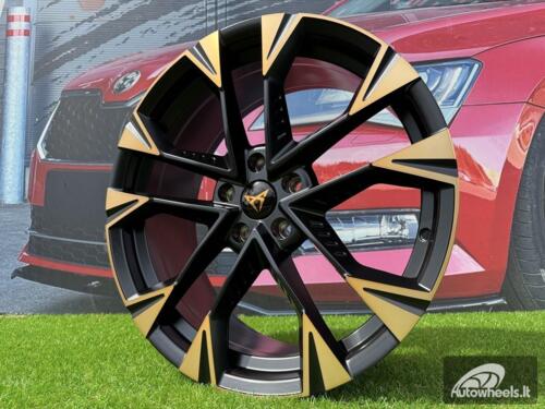 Ratlankis R19x8  5X112  ET  40  57.1  YF1150  Black Polished Half Matt Cooper (MBHMC)  For CUPRA  (K8+P1)  (HYBRID FORGED)