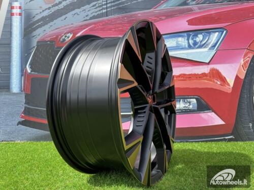 Ratlankis R19x8  5X112  ET  40  57.1  YF1150  Black Polished Half Matt Cooper (MBHMC)  For CUPRA  (K8+P1)  (HYBRID FORGED)