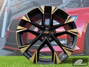 Ratlankis R19x8  5X112  ET  40  57.1  YF1150  Black Polished Half Matt Cooper (MBHMC)  For CUPRA  (K8+P1)  (HYBRID FORGED)