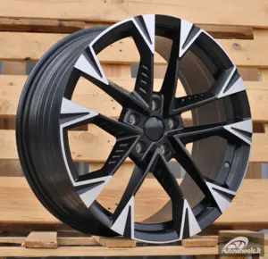 Ratlankis R19x8  5X112  ET  40  57.1  YF1150  Black Polished Half Matt (MBHM)  For CUPRA  (K8)  (HYBRID FORGED)
