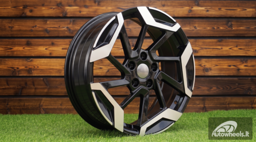 Ratlankis R18x7.5  5X114.3  ET  45  67.1  3S1080  Black Polished (MB)  For KIA  (P)  (HYBRID FORGED)