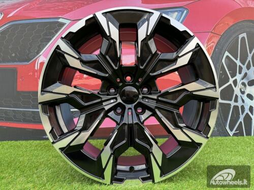 Ratlankis R18x8  5X112  ET  27  66.6  B1992  Black Polished (MB)  For BMW  (Z3)