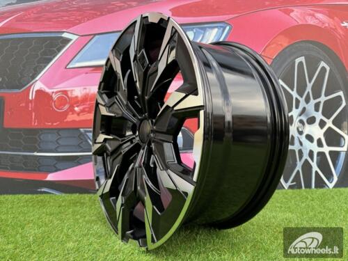 Ratlankis R18x8  5X112  ET  27  66.6  B1992  Black Polished (MB)  For BMW  (Z3)