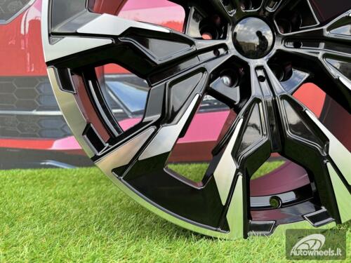 Ratlankis R18x8  5X112  ET  27  66.6  B1992  Black Polished (MB)  For BMW  (Z3)