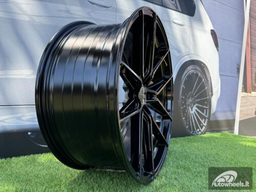 Ratlankis R20x9  5X120  ET  30  72.6  HX036  (B5597)  Black (BL)  For HAXER  (P)  (Rear+Front)
