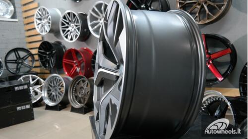 Ratlankis R20x9  5X112  ET  25  66.5  B1637  (H3059F)  Grey Polished (MG)  For AUD  (K8)  (Q7/Q8 HYBRID FORGED)