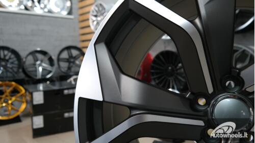 Ratlankis R20x9  5X112  ET  25  66.5  B1637  (H3059F)  Grey Polished (MG)  For AUD  (K8)  (Q7/Q8 HYBRID FORGED)