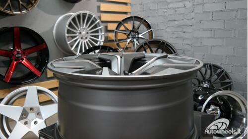 Ratlankis R20x9  5X112  ET  25  66.5  B1637  (H3059F)  Grey Polished (MG)  For AUD  (K8)  (Q7/Q8 HYBRID FORGED)