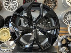 Ratlankis R20x9  5X112  ET  25  66.5  B1637  (H3059F)  Black (BL)  For AUD  (K8)  (HYBRID FORGED)