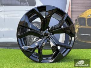 Ratlankis R20x9  5X112  ET  25  66.5  B1637  (H3059F)  Black (BL)  For AUD  (K8)  (Q7/Q8 HYBRID FORGED)