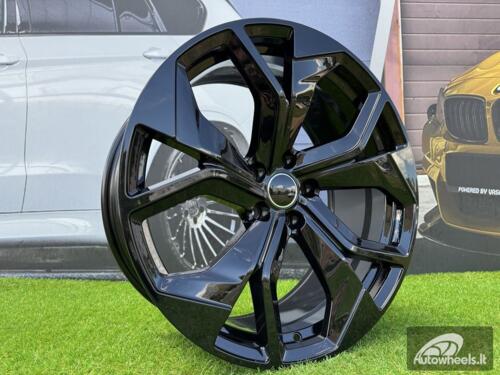 Ratlankis R20x9  5X112  ET  25  66.5  B1637  (H3059F)  Black (BL)  For AUD  (K8)  (Q7/Q8 HYBRID FORGED)