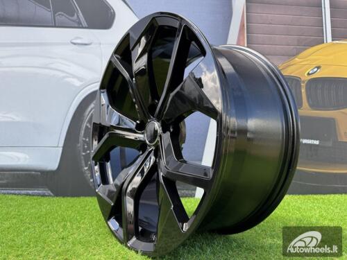 Ratlankis R20x9  5X112  ET  25  66.5  B1637  (H3059F)  Black (BL)  For AUD  (K8)  (Q7/Q8 HYBRID FORGED)