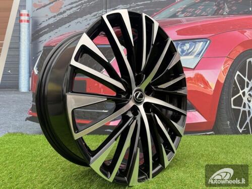 Ratlankis R20x8  5X114.3  ET  30  60.1  Y1118  (HP952)  Black Polished (MB)  For LEX  (K8)  (HYBRID FORGED New Model)