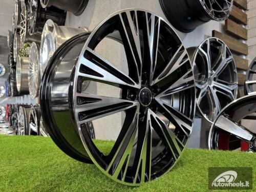 Ratlankis R19x8.5  5X112  ET  40  66.5  B1424  (FBX045)  Black Polished (MB)  For AUD  (Z5)  (HYBRID FORGED)