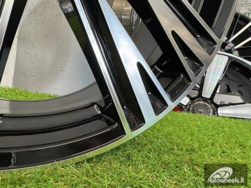 Ratlankis R19x8.5  5X112  ET  40  66.5  B1424  (FBX045)  Black Polished (MB)  For AUD  (Z5)  (HYBRID FORGED)