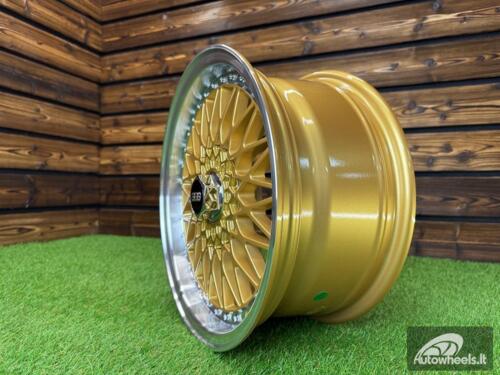Ratlankis R14x6.5  4X100  ET  35  73.1  BY479  (BK5616)  Gold+Polished (YP)  For RACIN  (R+L1)  (BBS Style)