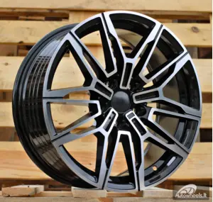 Ratlankis R20x8.5  5X120  ET  35  72.6  I0294  (FBX164)  Black Polished (MB)  For BMW  (Z5)  (HYBRID FORGED Rear+Front)