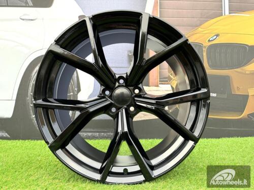 Ratlankis R17x7  5X112  ET  45  57.1  B5801  (FBX256)  Black (BL)  For VW  (K8)  (HYBRID FORGED)