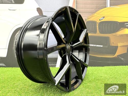 Ratlankis R17x7  5X112  ET  45  57.1  B5801  (FBX256)  Black (BL)  For VW  (K8)  (HYBRID FORGED)