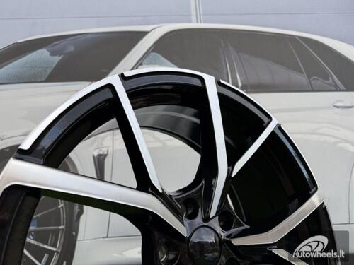 Ratlankis R18x7.5  5X112  ET  51  57.1  B5801  (FBX256)  Black Polished (MB)  For VW  (Z6)  (HYBRID FORGED)