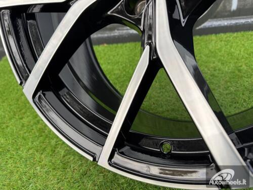 Ratlankis R18x7.5  5X112  ET  51  57.1  B5801  (FBX256)  Black Polished (MB)  For VW  (Z6)  (HYBRID FORGED)