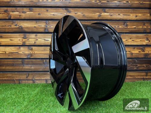 Ratlankis R19x8  5X112  ET  40  57.1  FBX230  Black Polished (MB)  For SKODA  (K8)  (HYBRID FORGED)