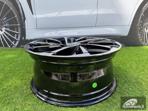 Ratlankis R17x7  5X112  ET  40  57.1  FBX261  Black Polished (MB)  For SKODA  (Z7+P)  (HYBRID FORGED)
