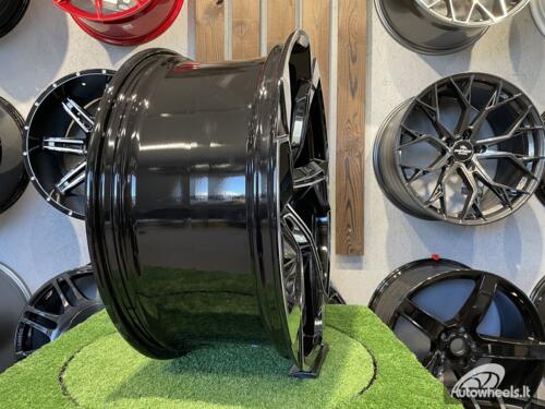 Ratlankis R19x8.5  5X112  ET  34  66.5  Y1201  (IN5633)  Black Polished (MB)  For AUD  (K8)