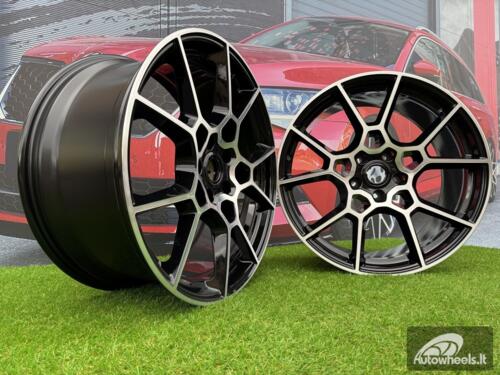 Ratlankis OEM Speedline Aston Martin DBX MY87 22X10 5X128 ET56 75.1 Black with Diamond Cut
