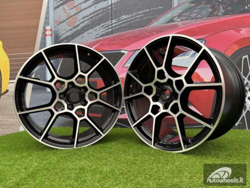 Ratlankis OEM Speedline Aston Martin DBX MY87 22X10 5X128 ET56 75.1 Black with Diamond Cut