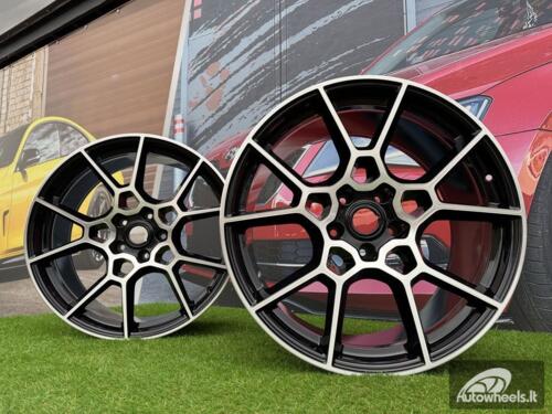 Ratlankis OEM Speedline Aston Martin DBX MY87 22X10 5X128 ET56 75.1 Black with Diamond Cut
