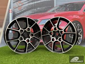 Ratlankis OEM Speedline Aston Martin DBX MY87 22X11.5 5X128 ET56 75.1 Black with Diamond Cut