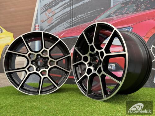 Ratlankis OEM Speedline Aston Martin DBX MY87 22X11.5 5X128 ET56 75.1 Black with Diamond Cut