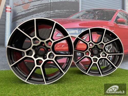 Ratlankis OEM Speedline Aston Martin DBX MY87 22X11.5 5X128 ET56 75.1 Black with Diamond Cut