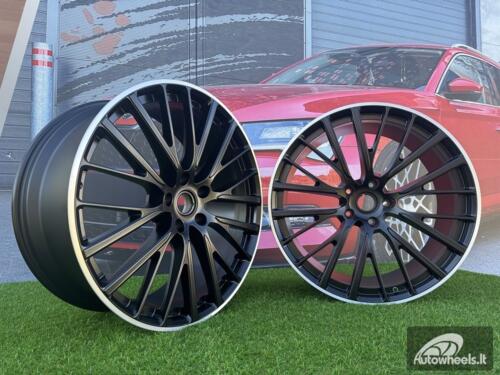 Ratlankis OEM Aston Martin DBX 707 23X11.5 5X128 ET48 75.1 Black with Diamond Cut Lip