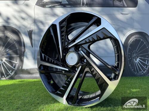 Ratlankis R17x7  5X114.3  ET  43.5  67.1  A5895  Black Polished (MB)  For HYUND  (P)