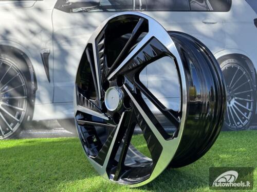 Ratlankis R17x7  5X114.3  ET  43.5  67.1  A5895  Black Polished (MB)  For HYUND  (P)