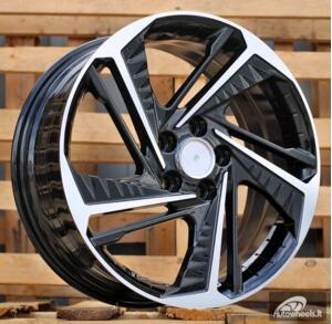 Ratlankis R17x7  5X114.3  ET  43.5  67.1  A5895  Black Polished (MB)  For HYUND  (P)