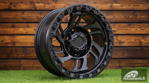 Ratlankis R15x8  6X139.7  ET  0  110.1  A6278  Black Half Matt (BLHM)  For 4X4  (P)