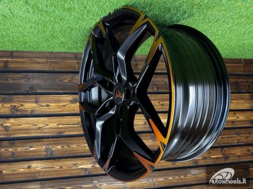 Ratlankis R19x8.5  5X112  ET  40  57.1  I5572  (FBX220)  Black Polished Half Matt Cooper (MBHMC)  For CUPRA  (K8+P2+Z7)  (HYBRID FORGED)