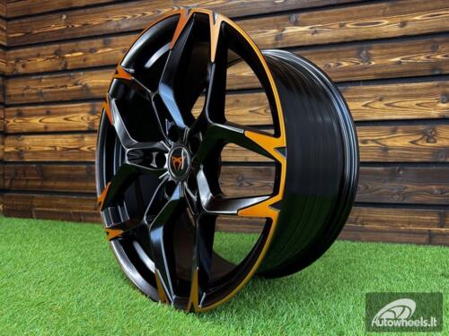 Ratlankis R19x8.5  5X112  ET  40  57.1  I5572  (FBX220)  Black Polished Half Matt Cooper (MBHMC)  For CUPRA  (K8+P2+Z7)  (HYBRID FORGED)