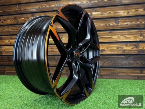 Ratlankis R19x8.5  5X112  ET  40  57.1  I5572  (FBX220)  Black Polished Half Matt Cooper (MBHMC)  For CUPRA  (P2+Z7)  (HYBRID FORGED)
