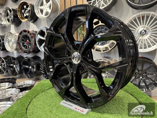 Ratlankis R18x7.5  5X112  ET  51  66.6  A056  Black (BL)  For BMW  (K8)  (X1/X2)