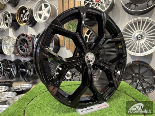 Ratlankis R18x7.5  5X112  ET  51  66.6  A056  Black (BL)  For BMW  (K8+Z5)  (X1/X2)