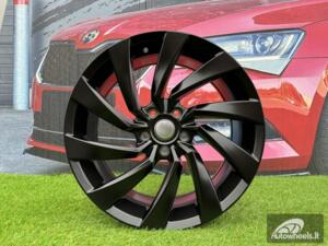 Ratlankis R19x8  5X112  ET  40  57.1  B5083  (IN1072)  Black Half Matt (BLHM)  For VW  (K8)