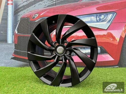 Ratlankis R19x8  5X112  ET  40  57.1  B5083  (IN1072)  Black Half Matt (BLHM)  For VW  (K8)
