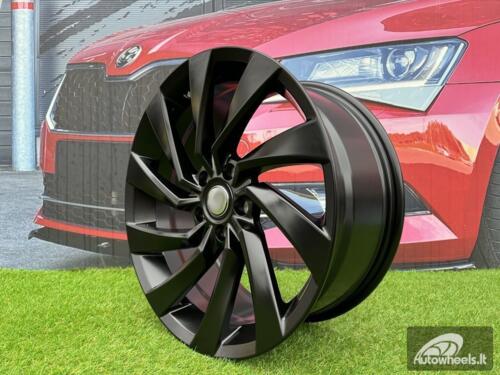 Ratlankis R19x8  5X112  ET  40  57.1  B5083  (IN1072)  Black Half Matt (BLHM)  For VW  (K8)